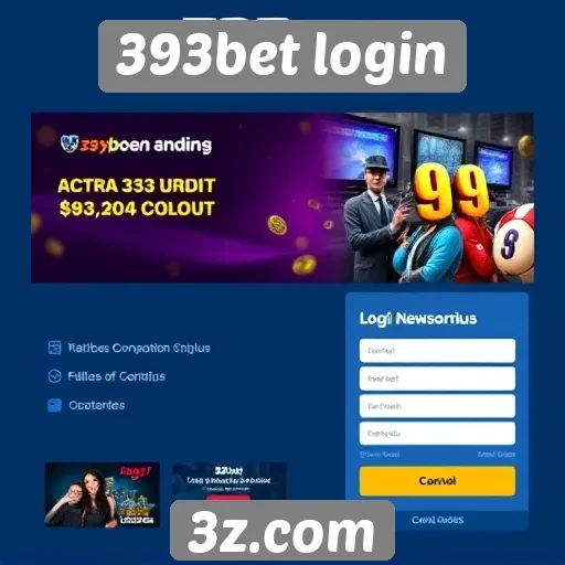 Cadastro e login no site 393bet